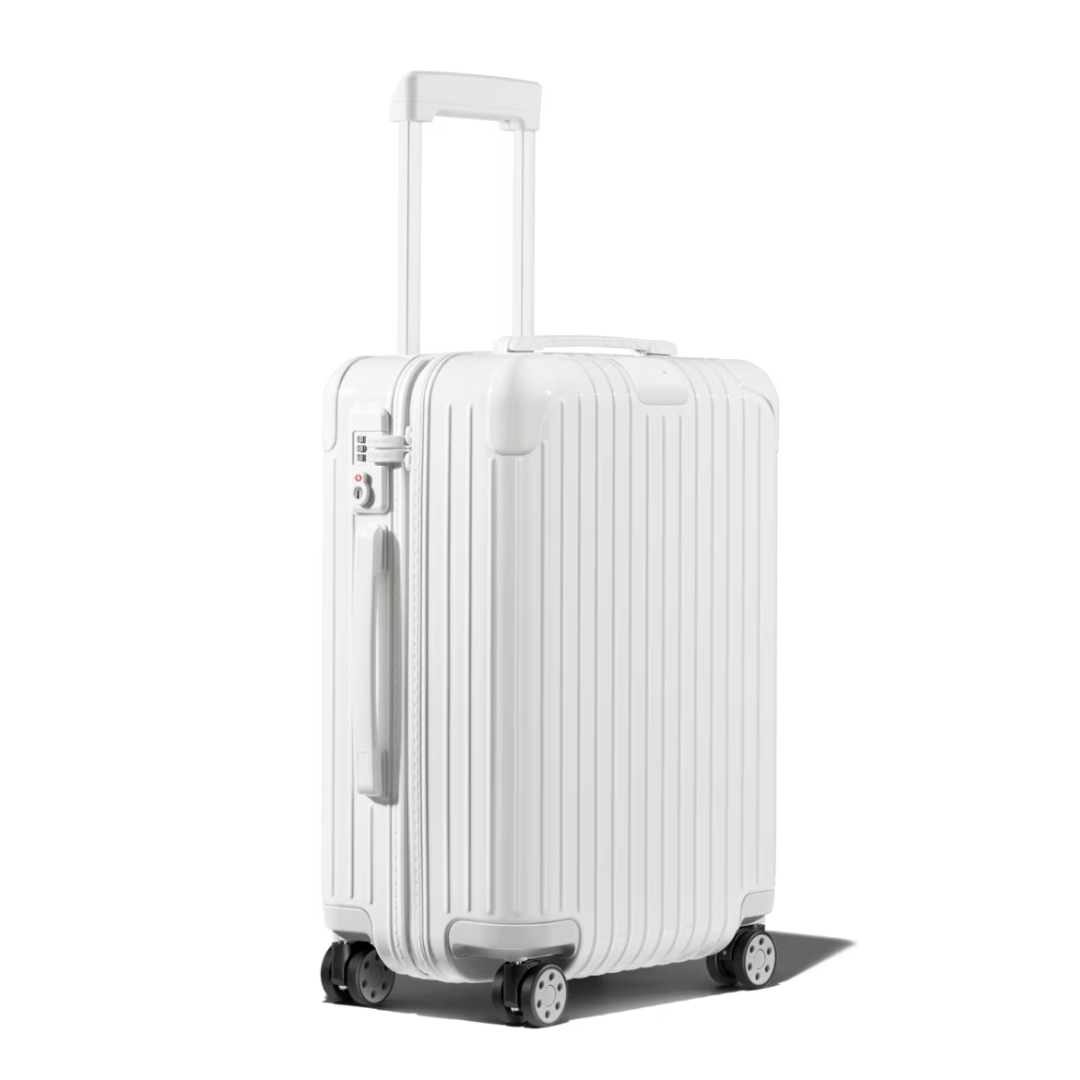 Beaume White Suitcase.