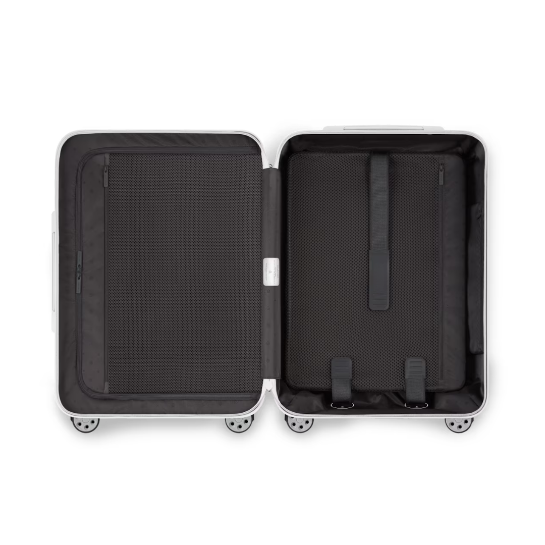 Beaume White Suitcase.